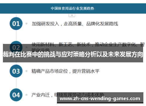 裁判在比赛中的挑战与应对策略分析以及未来发展方向