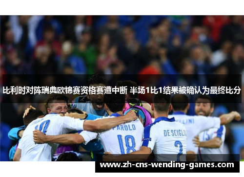 比利时对阵瑞典欧锦赛资格赛遭中断 半场1比1结果被确认为最终比分