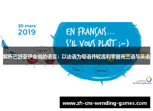 解析巴舒亚伊会说的语言：以法语为母语并较流利掌握荷兰语与英语